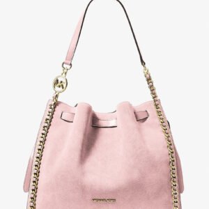 Michael Kors Mina Large Suede Chain Shoulder Bag