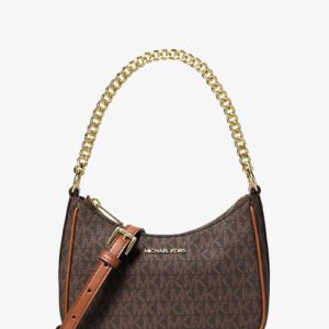Michael Kors Jet Set Signature Logo Convertible Crossbody Bag