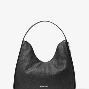 Michael Kors Nayla Medium Pebbled Leather Hobo Shoulder Bag