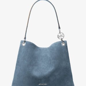 Michael Kors Christina Large Suede Shoulder Bag