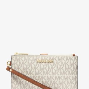 Michael Kors Jet Set Travel Signature Logo Smartphone Wallet