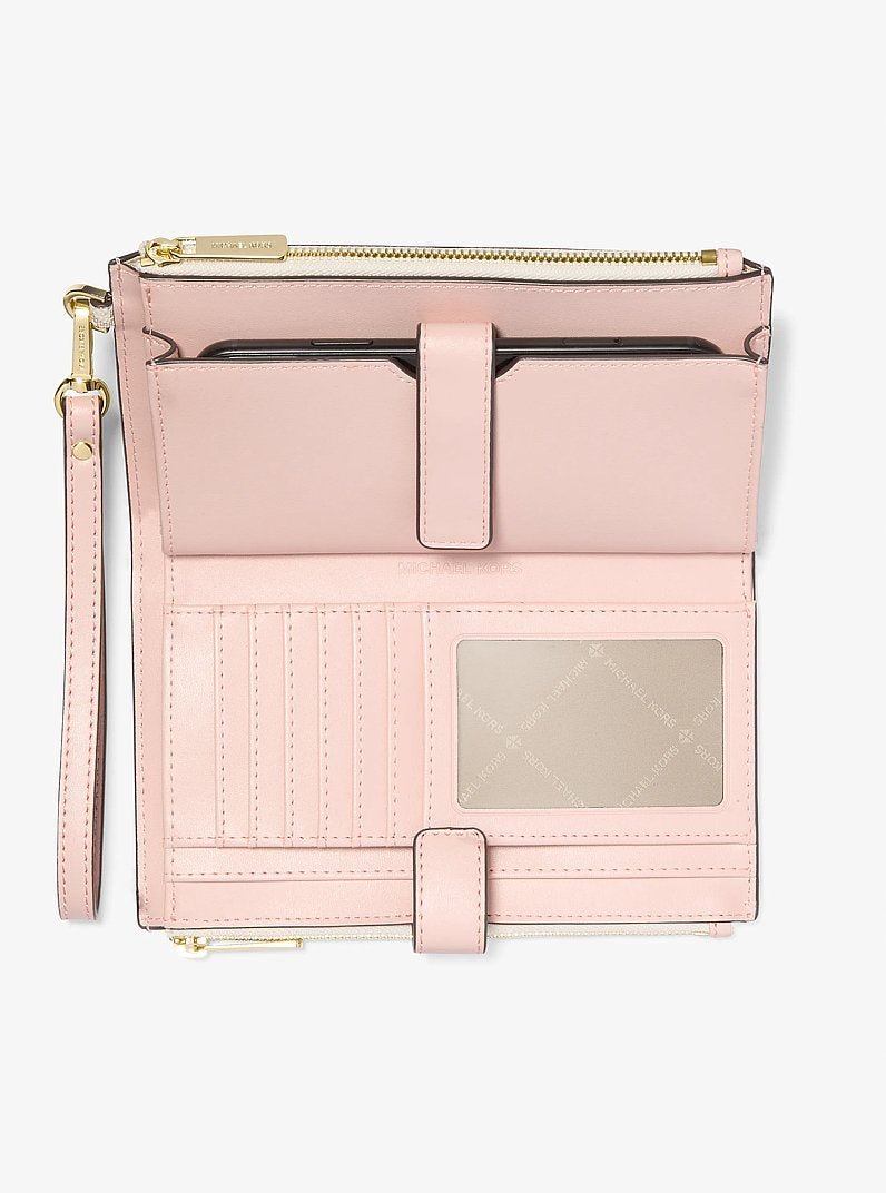 Michael Kors Jet Set Travel Signature Logo Smartphone Wallet - Image 4