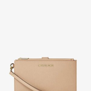 Michael Kors Jet Set Large Leather Smartphone Wristlet Wallet
