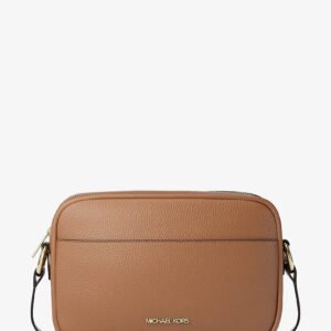 Michael Kors Jet Set Large Pebbled Leather Camera Crossbody Bag