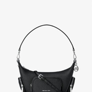 Michael Kors Merritt Small Pebbled Leather Convertible Crossbody Bag