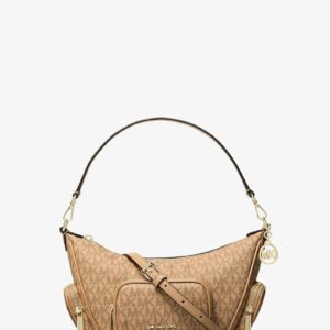 Michael Kors Merritt Small Signature Logo Convertible Shoulder Bag