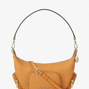 Michael Kors Merritt Medium Signature Logo Convertible Shoulder Bag