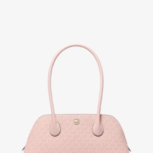 Michael Kors Petra Medium Signature Logo Shoulder Bag