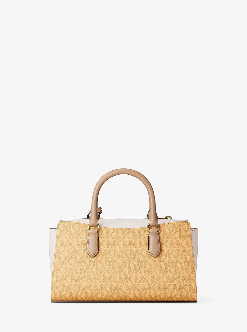 Michael Kors Arden Small Color-Block Signature Logo Messenger Bag - Image 5