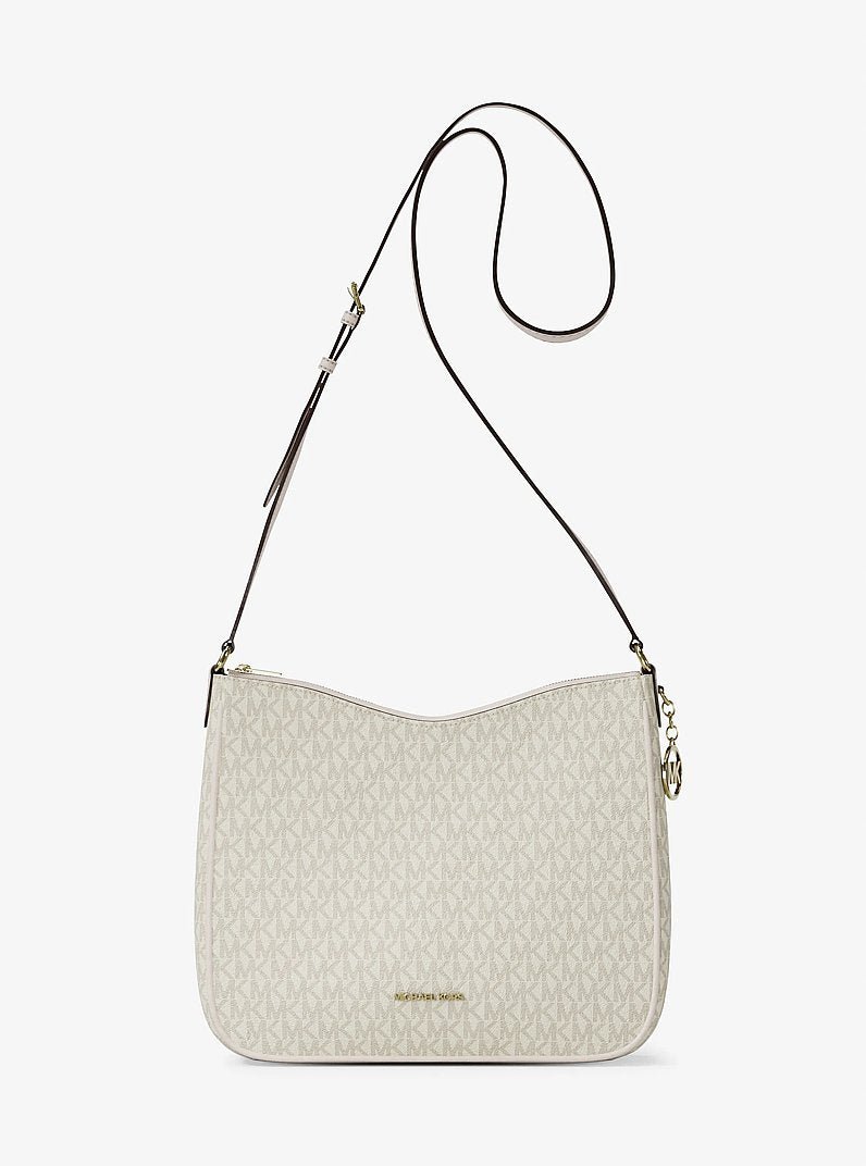 Michael Kors Nayla Medium Signature Logo Messenger Bag