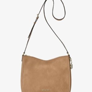 Michael Kors Nayla Medium Pebbled Leather Messenger Bag