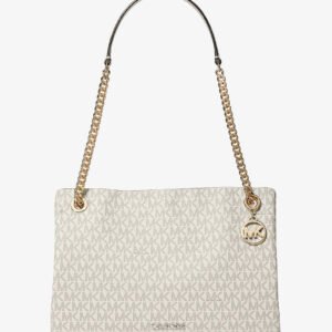 Michael Kors Christina Medium Signature Logo Messenger Bag