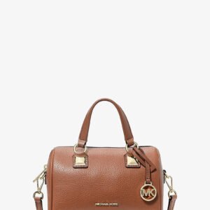 Michael Kors Grayson Small Pebbled Leather Duffel Crossbody Bag