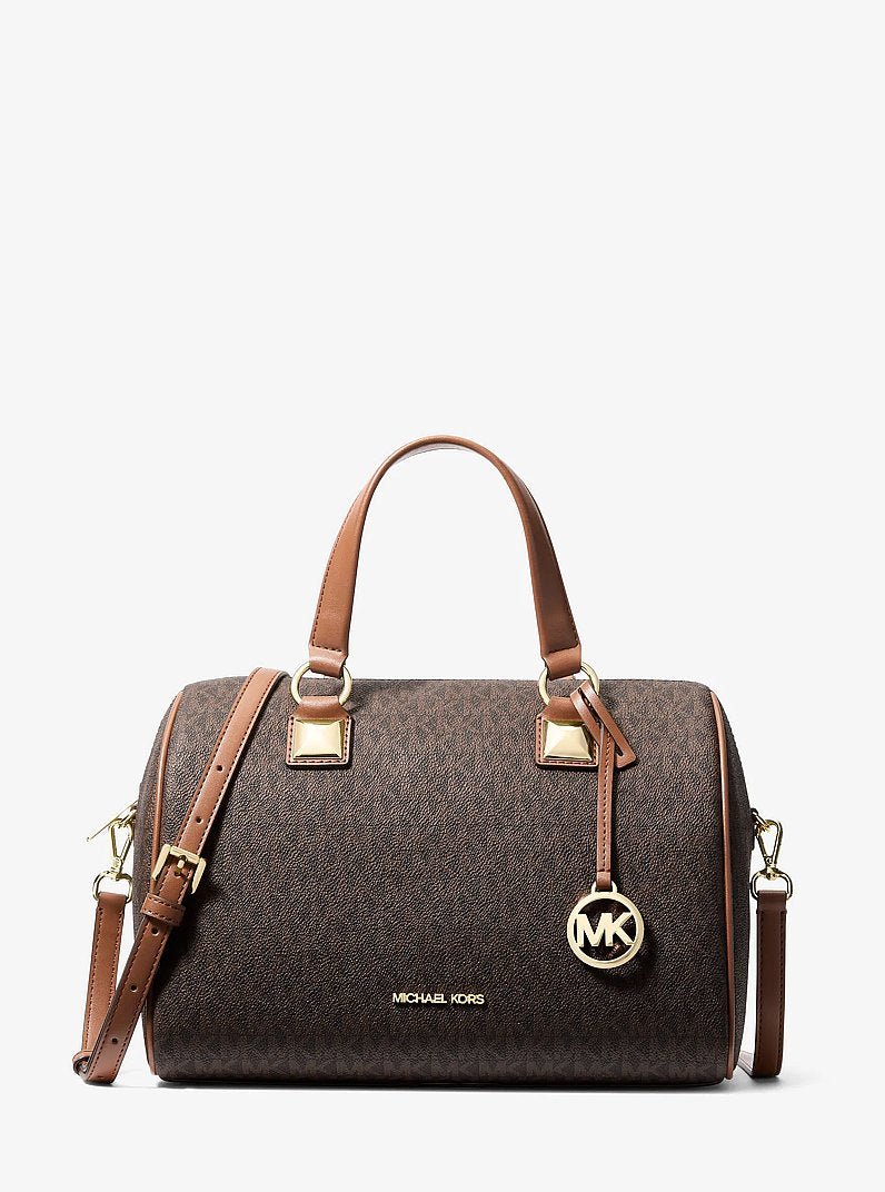 Michael Kors Grayson Medium Signature Logo Duffel Bag