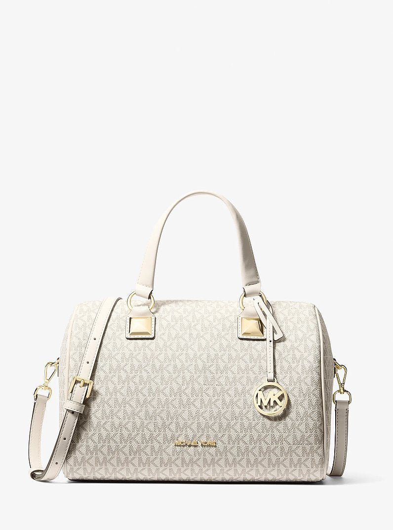 Michael Kors Grayson Medium Signature Logo Duffel Bag - Image 3