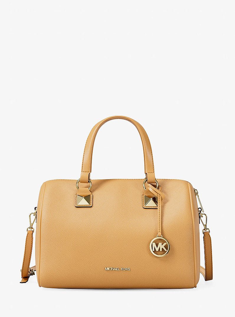 Michael Kors Grayson Medium Pebbled Leather Duffel Bag - Image 3