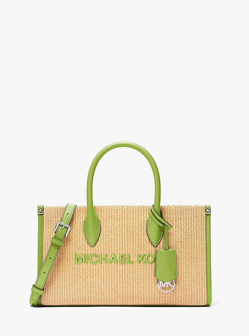 Michael Kors Mirella Medium Woven Satchel