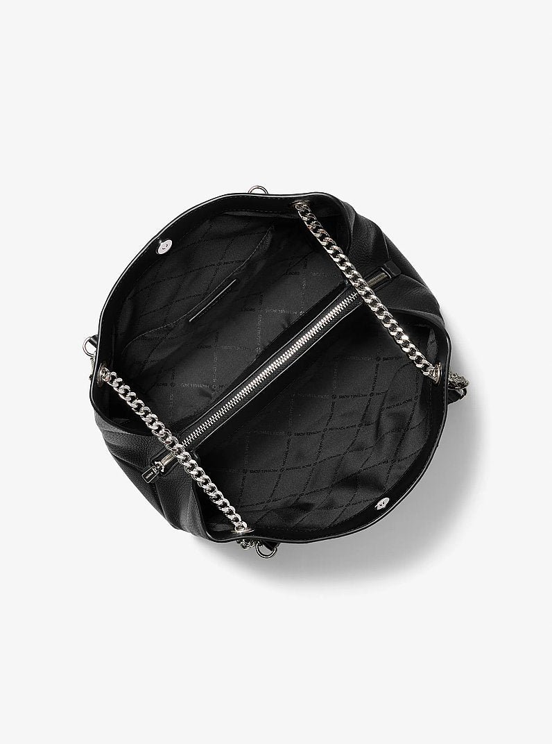 Michael Kors Christina Medium Pebbled Leather Messenger Bag - Image 2