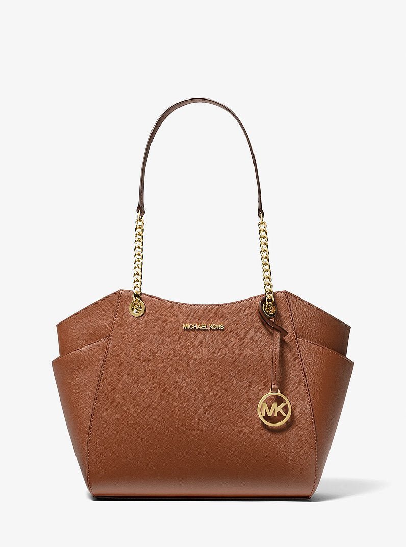 Michael Kors Jet Set Large Saffiano Leather Shoulder Bag - Image 3