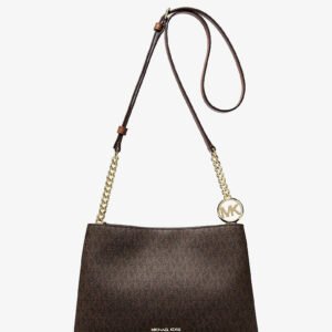 Michael Kors Christina Small Signature Logo Crossbody Bag