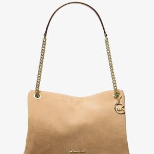 Michael Kors Christina Medium Suede Messenger Bag