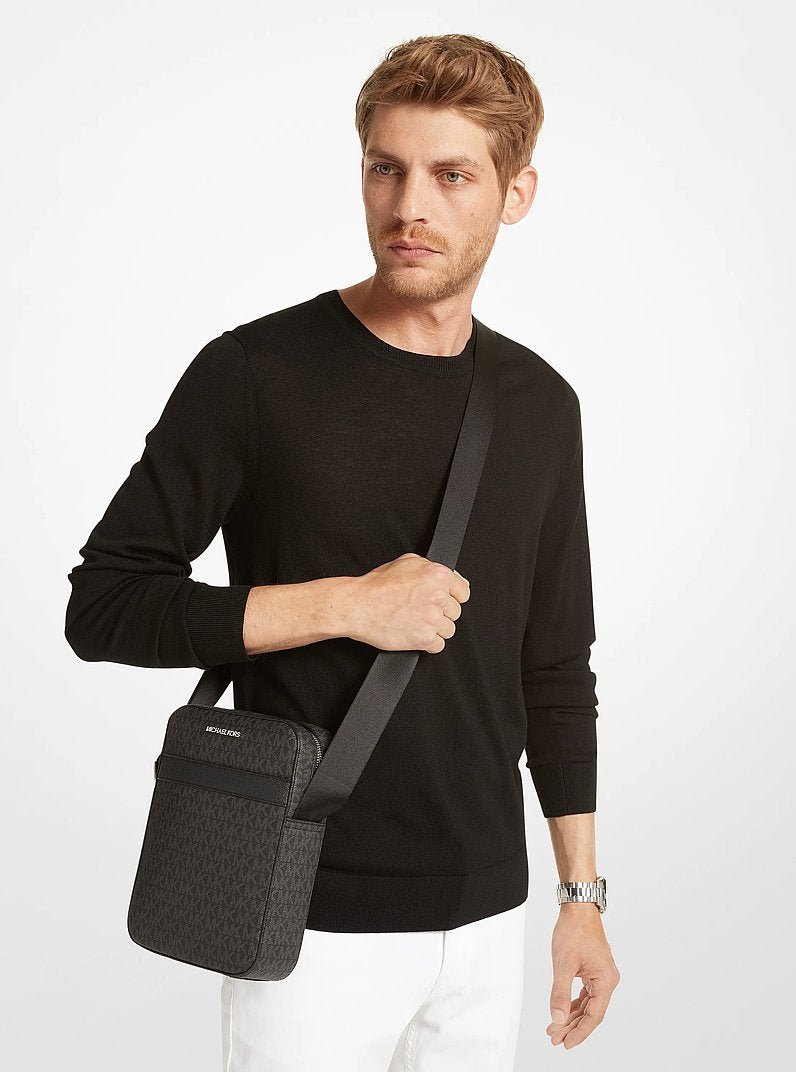 Michael Kors Cooper Signature Logo Flight Bag - Image 3