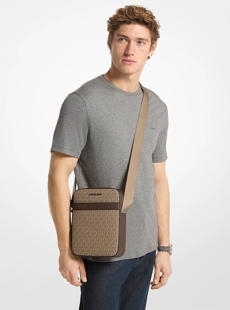 Michael Kors Cooper Signature Logo Flight Bag - Image 7