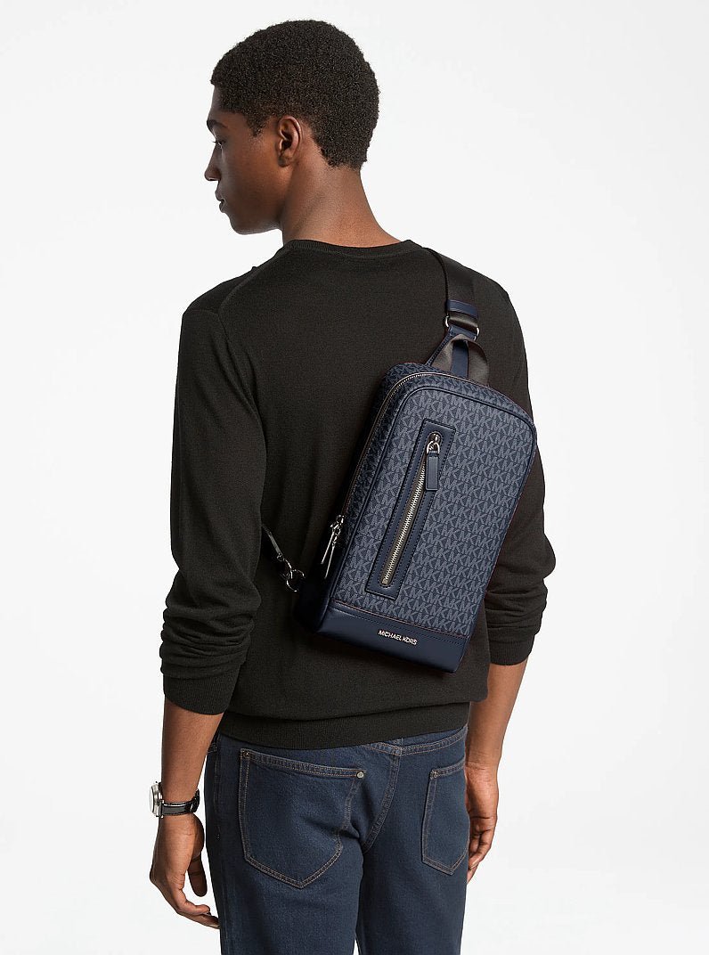 Michael Kors Cooper Signature Logo Sling Pack Bag - Image 3