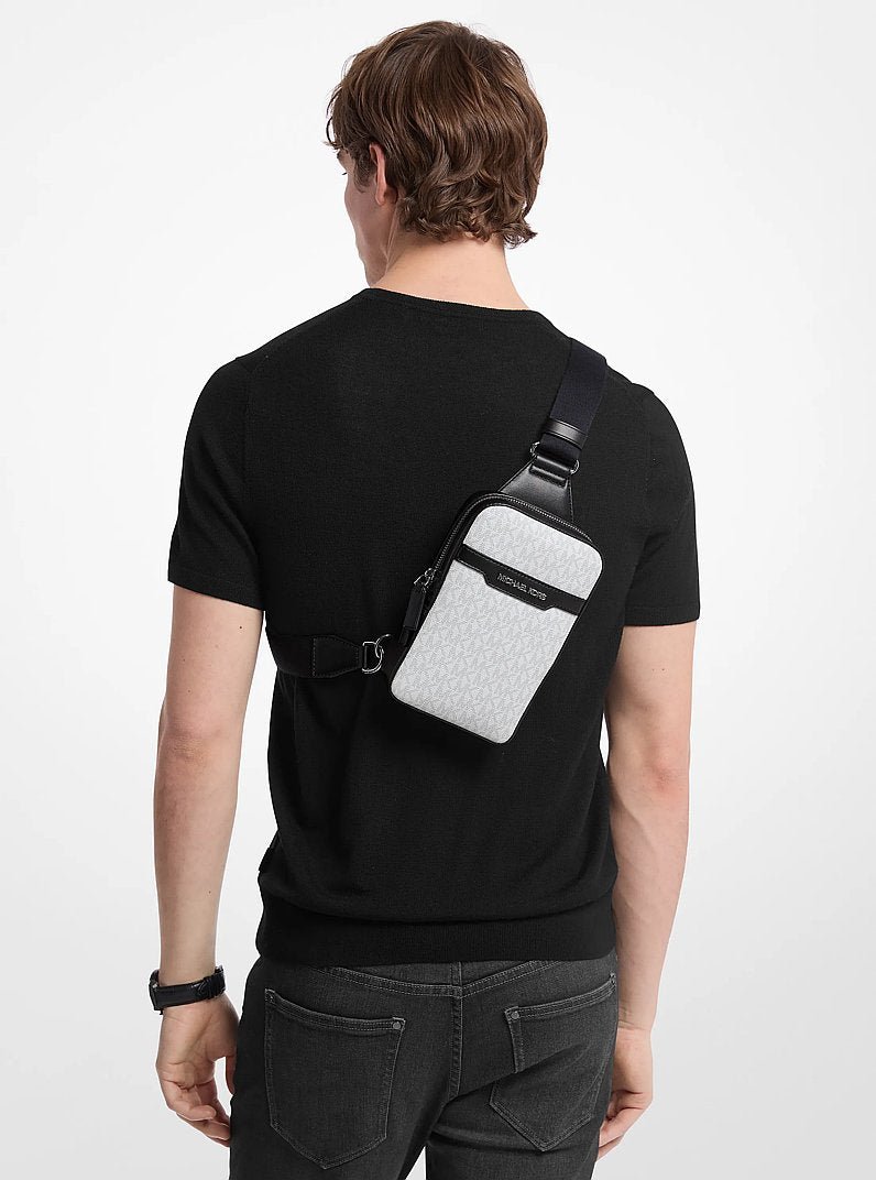 Michael Kors Cooper Medium Signature Logo Sling Pack Bag - Image 3