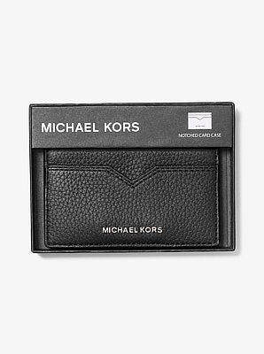 Michael Kors Hudson Pebbled Leather Card Case - Image 3