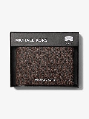 Michael Kors Hudson Signature Logo Billfold Wallet - Image 4