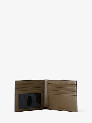 Michael Kors Hudson Pebbled Leather Billfold Wallet - Image 4