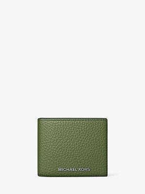 Michael Kors Hudson Pebbled Leather Billfold Wallet - Image 7