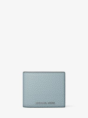 Michael Kors Hudson Pebbled Leather Billfold Wallet - Image 6