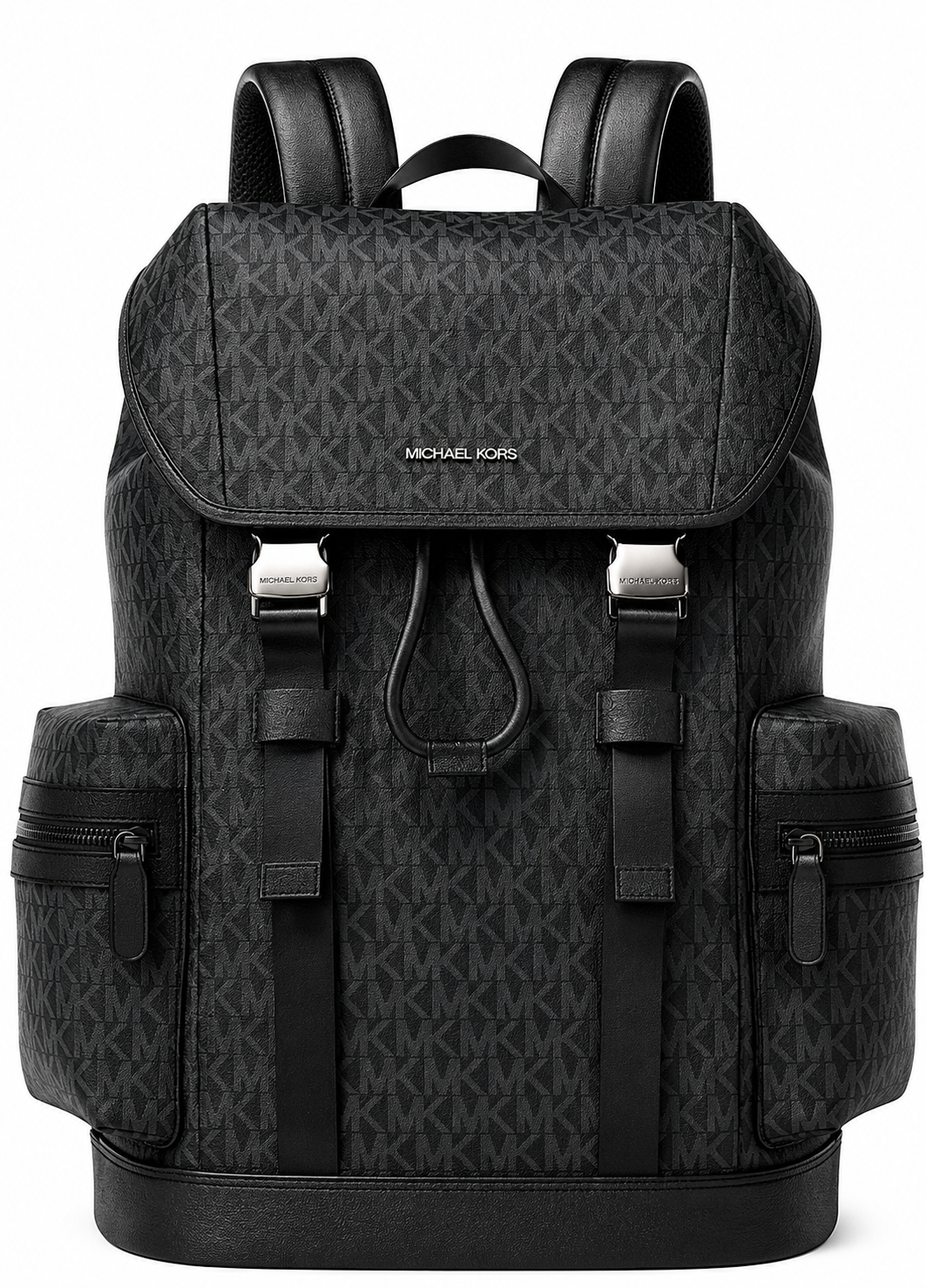 Michael Kors Cooper Signature Men's Backpack in Black, Style 37U0MCOB6B