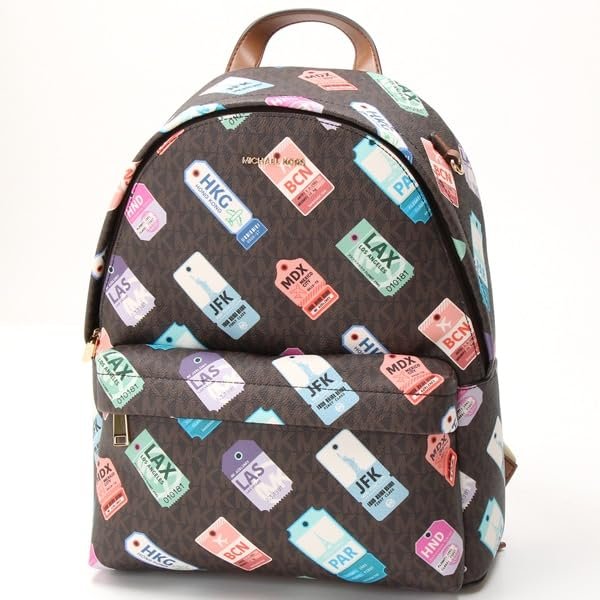 Michael Kors Slater Printed Signature Logo Backpack - Image 23