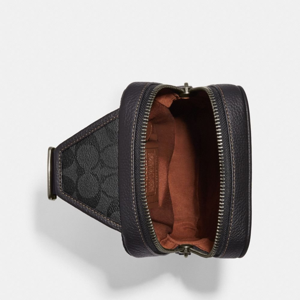 Coach Sullivan Pack In Blocked Signature Canvas - Image 3
