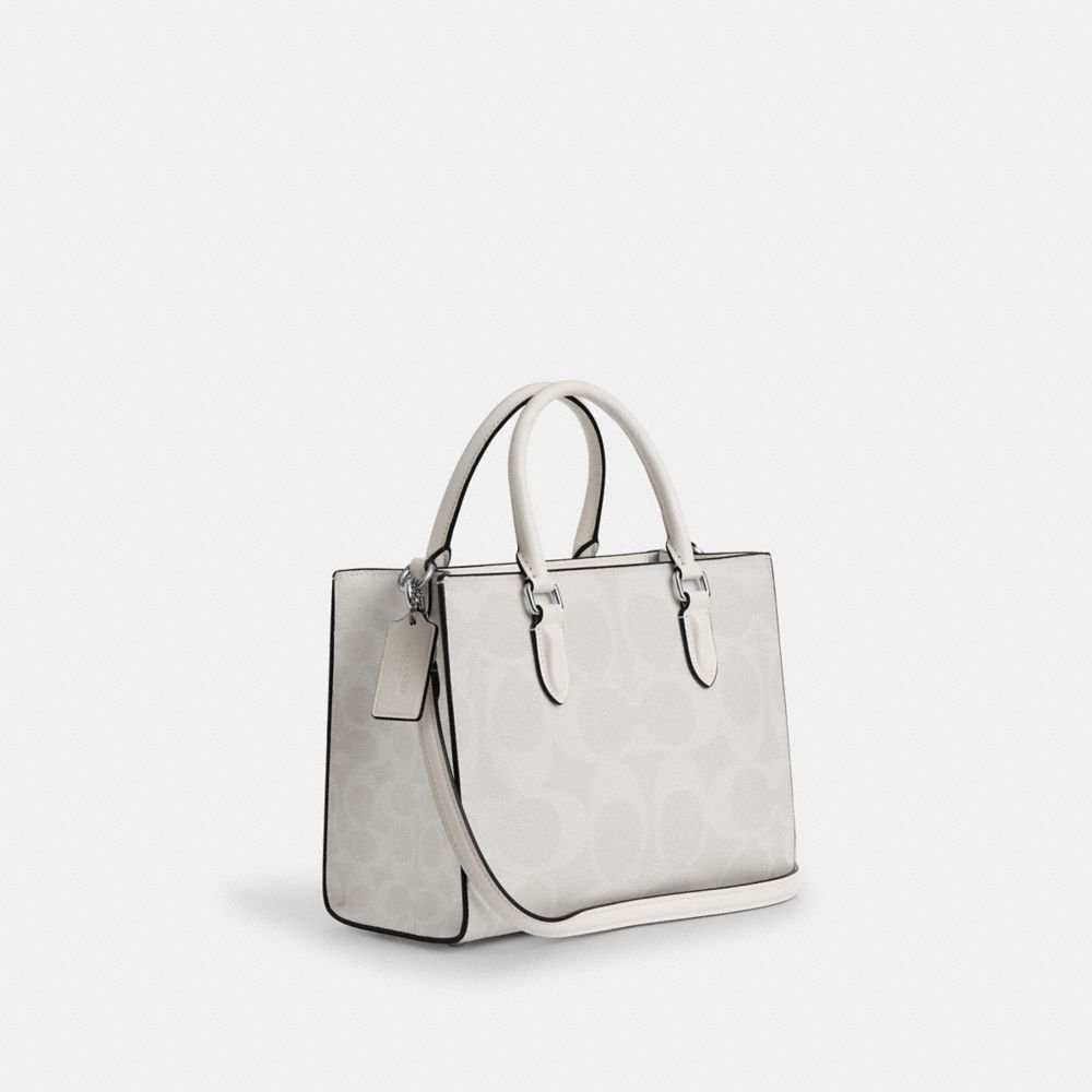 Coach Maggie Small Tote Bag In Signature Canvas - Image 4