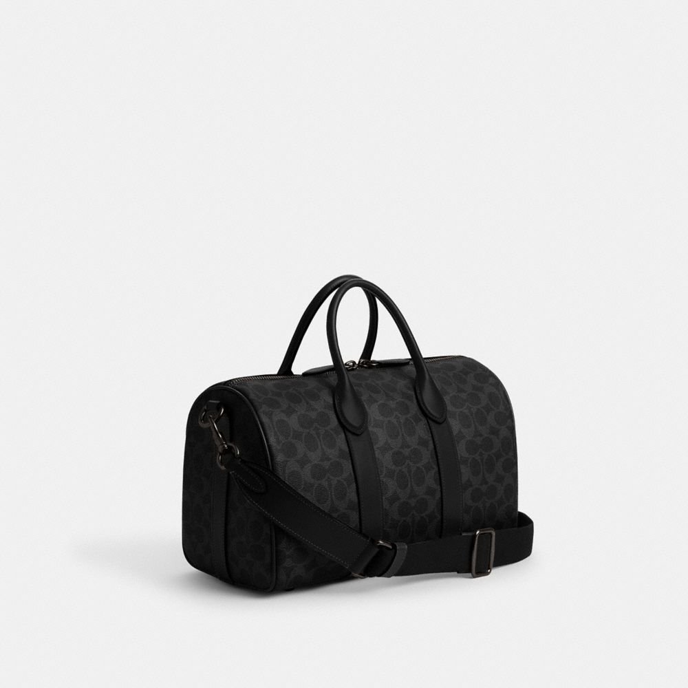 Coach Compass Bag 35 In Signature Canvas - Image 4
