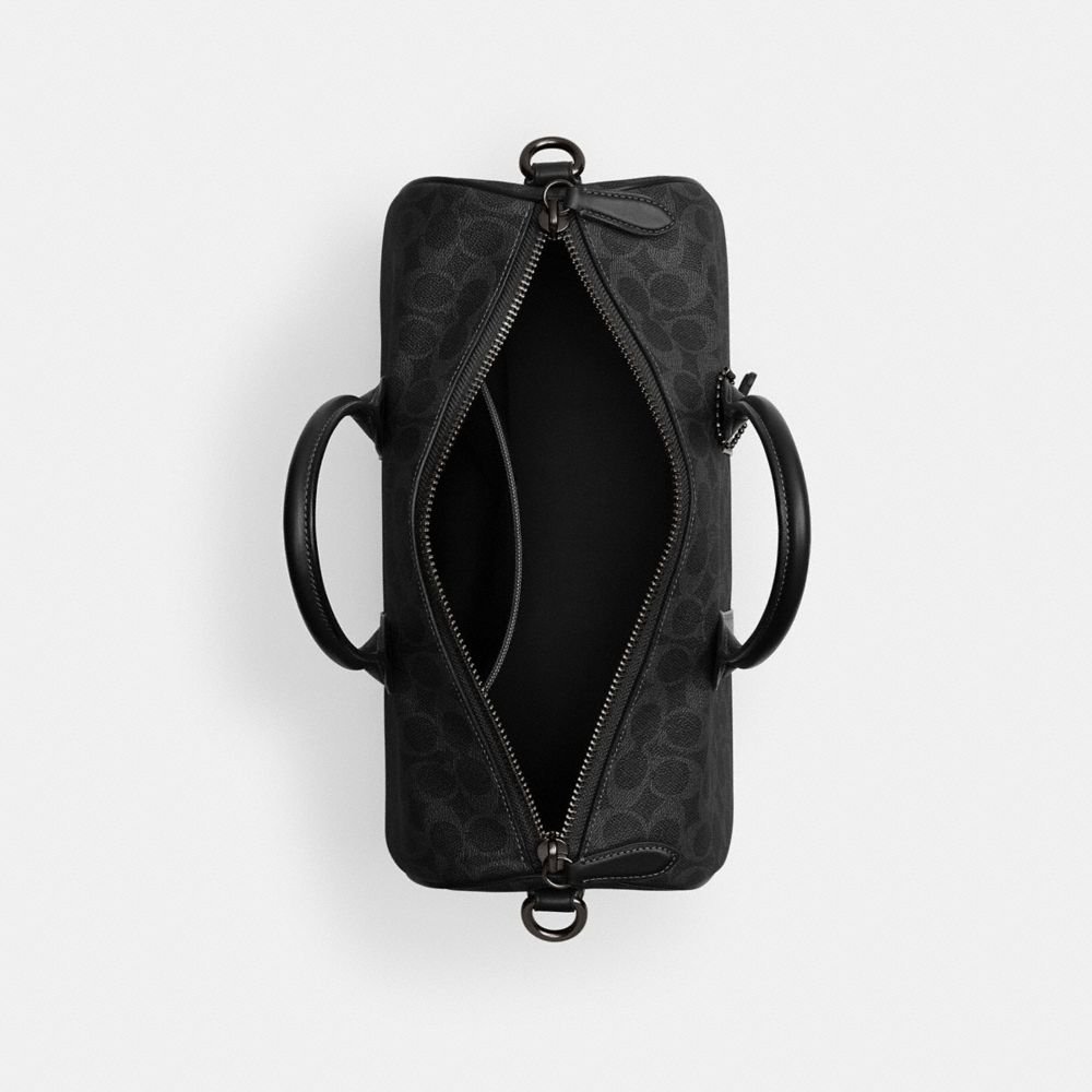 Coach Compass Bag 35 In Signature Canvas - Image 3