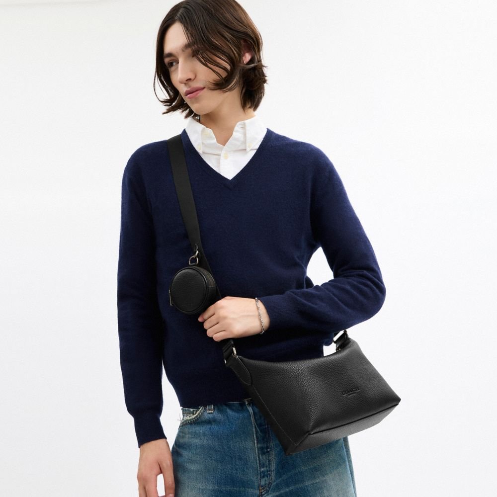 Coach Small Finn Crossbody Bag With Pouch - Image 2