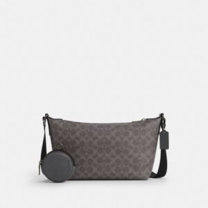 Coach Small Finn Crossbody Bag With Pouch In Signature Canvas