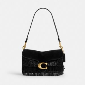 Coach Tabby Shoulder Bag 26 With Crystal Beaded Fringe