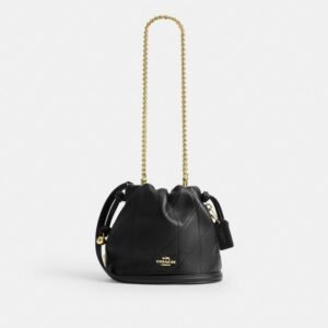 Coach Faye Mini Drawstring Bag With Quilting