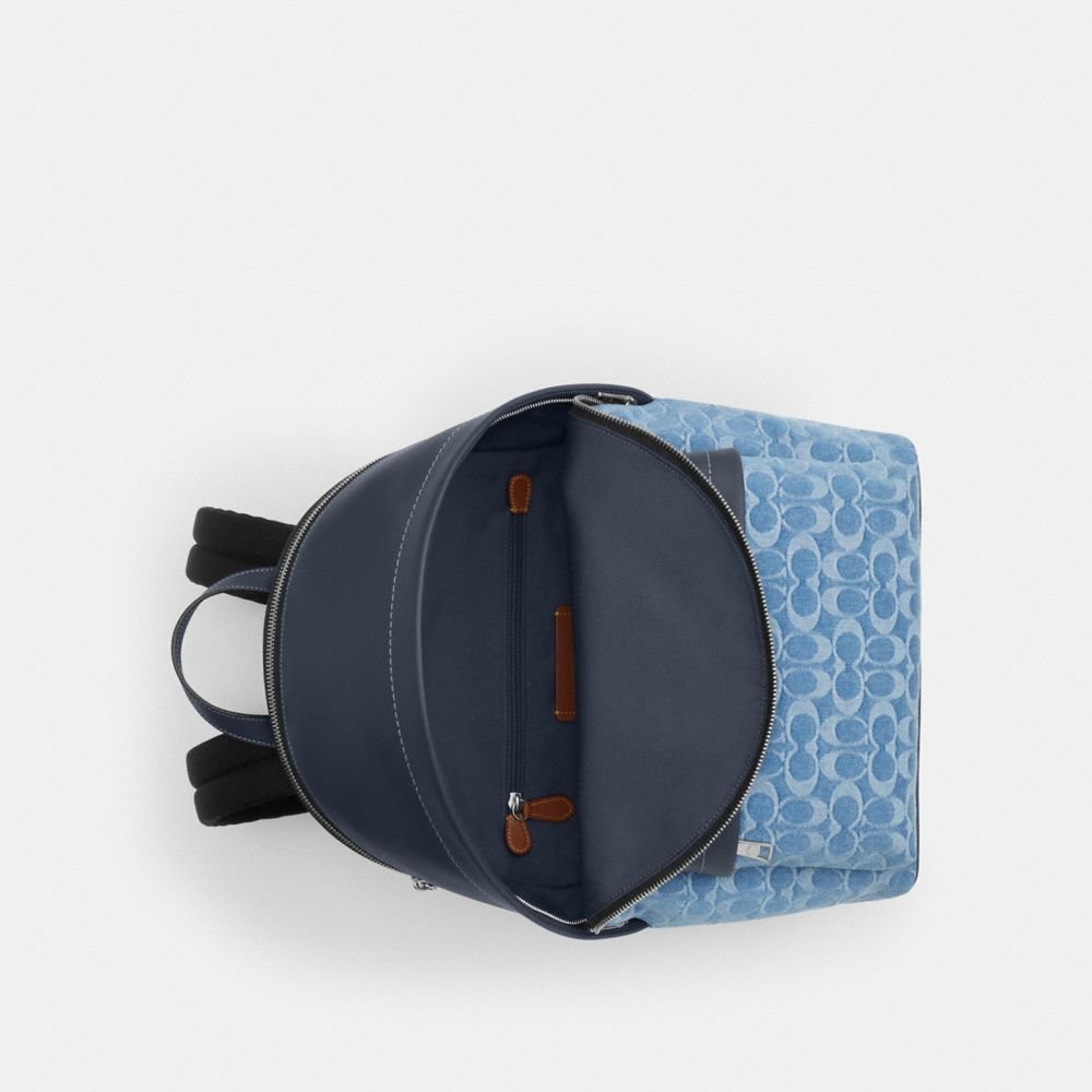 Coach Taylor Backpack In Signature Denim - Image 3