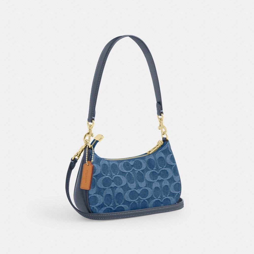 Coach Teri Mini Crossbody Bag In Signature Denim - Image 4