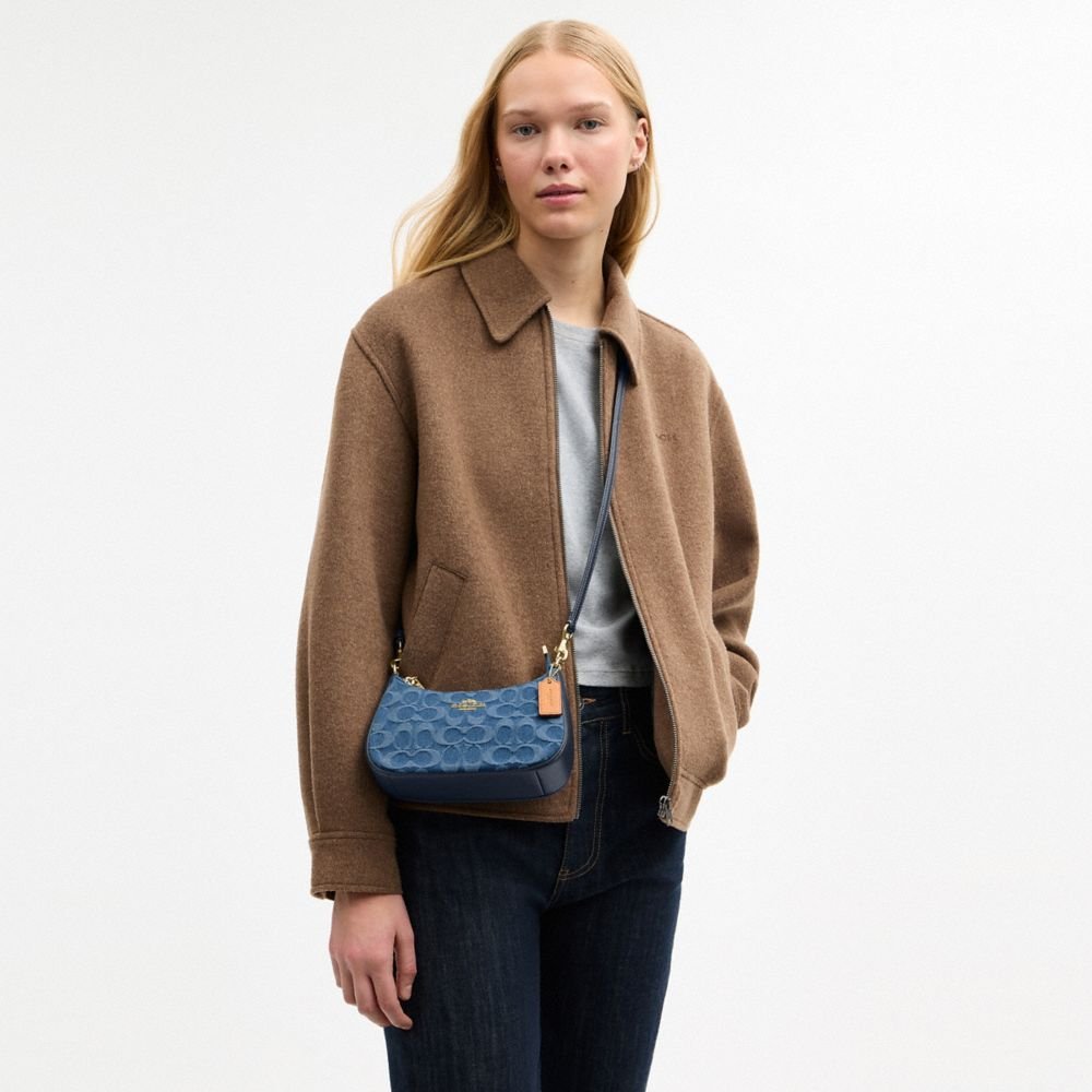 Coach Teri Mini Crossbody Bag In Signature Denim - Image 3