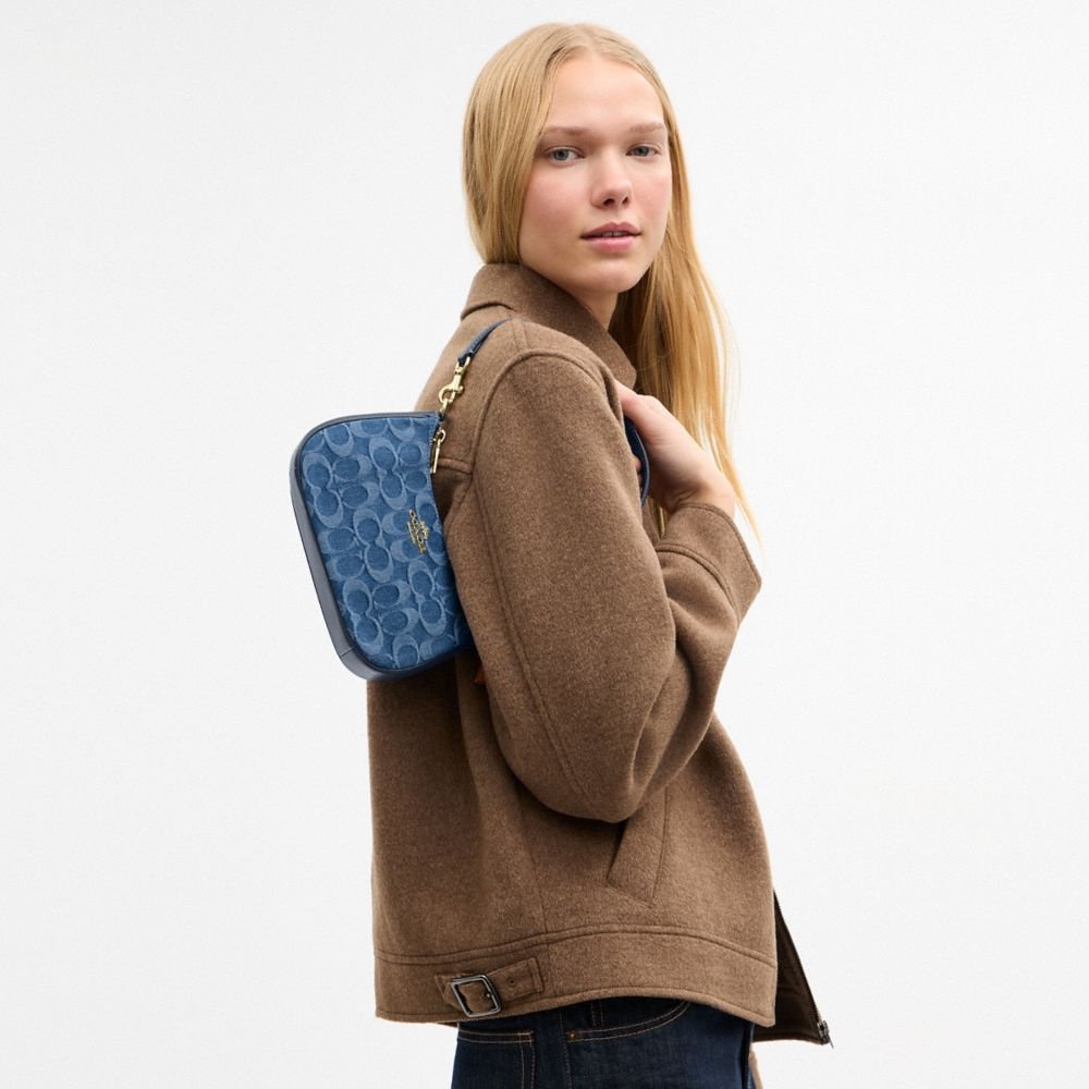 Coach Teri Mini Crossbody Bag In Signature Denim - Image 2
