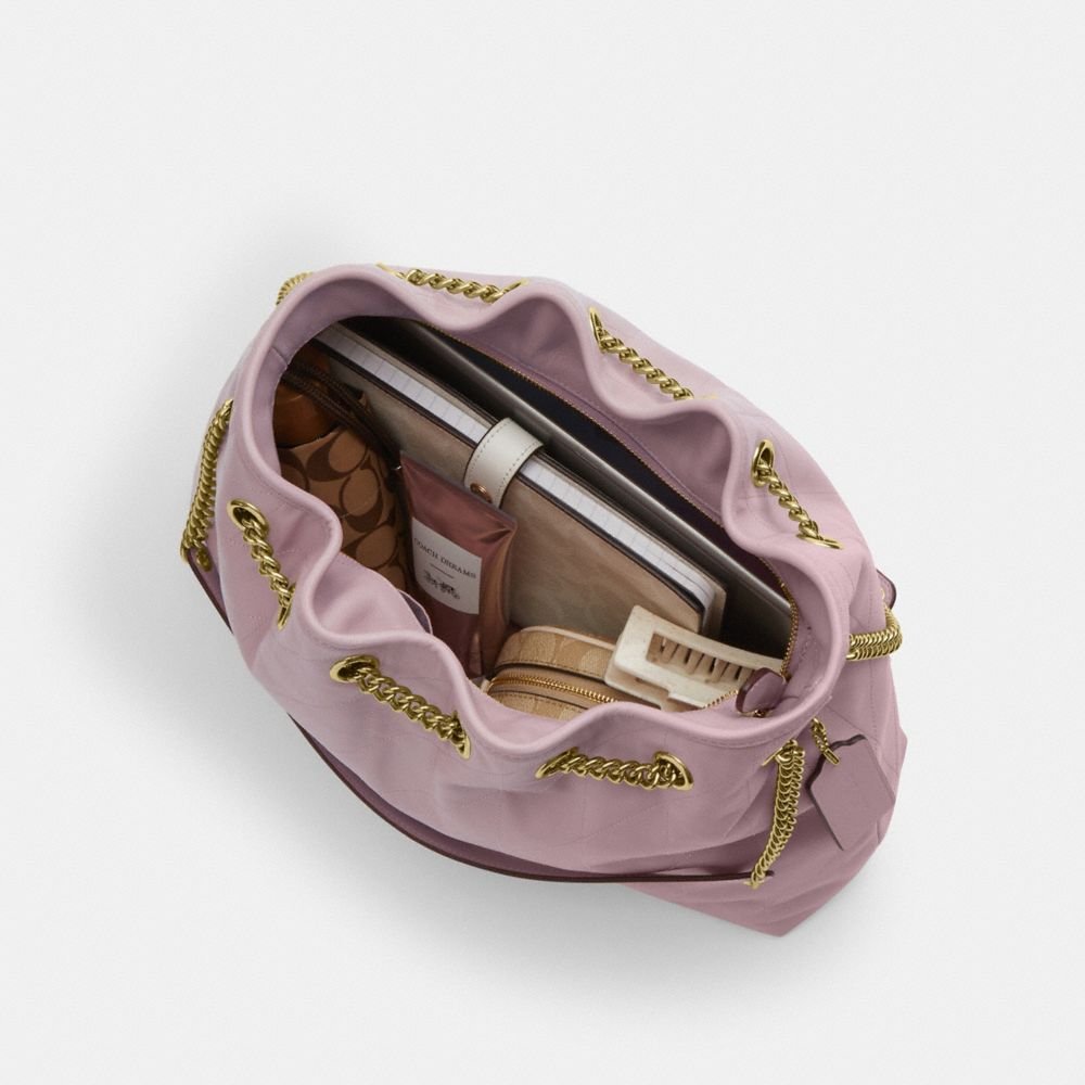 Coach Evelyn Shoulder Bag With Quilting - Image 7