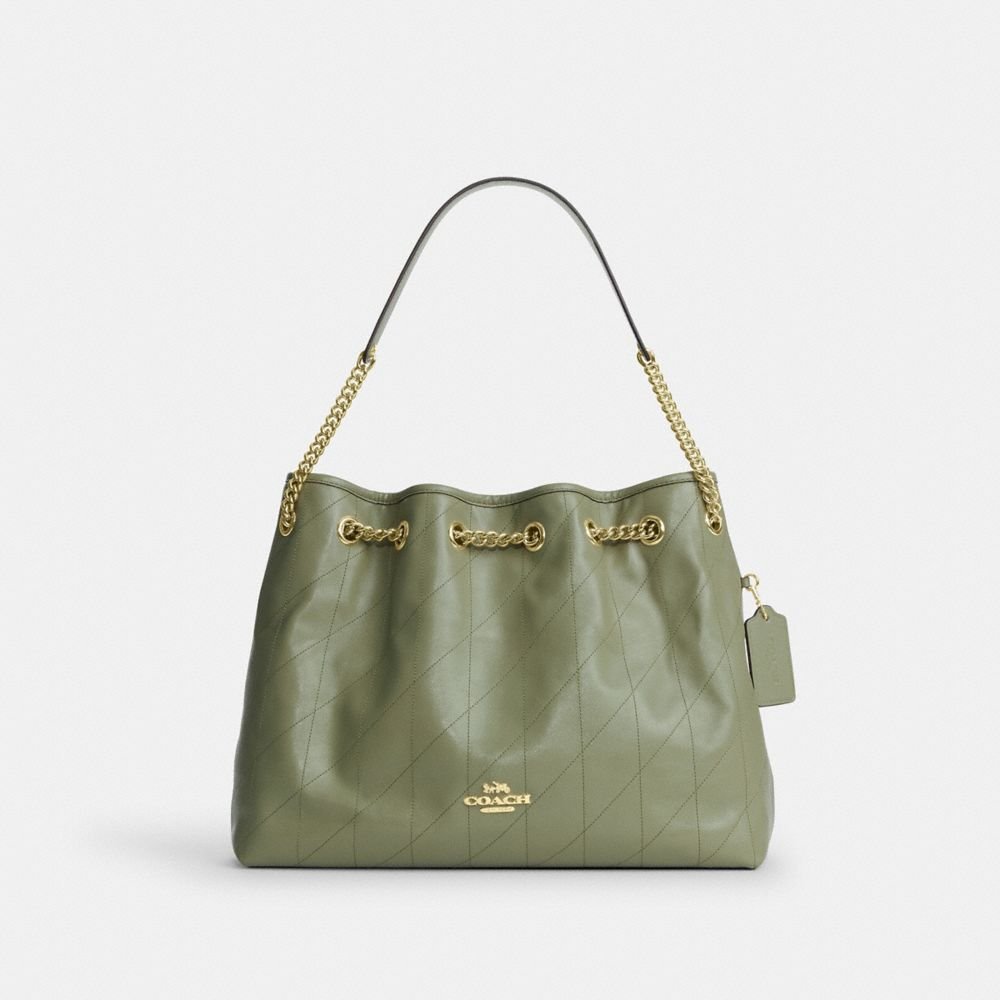 Coach Evelyn Shoulder Bag With Quilting - Image 9